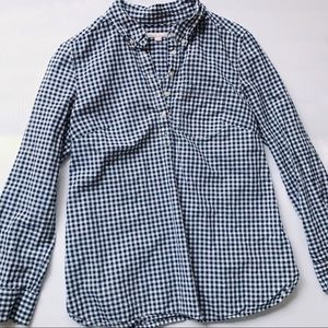 Gap; Checkered Button Up Shirt